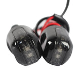 Motorcycle Universal 7/8" Handlebar LED Bar End Turn Signal Light E-mark Plug Indicator Lamp Blinker Amber Cafe Racer Bobber - pazoma