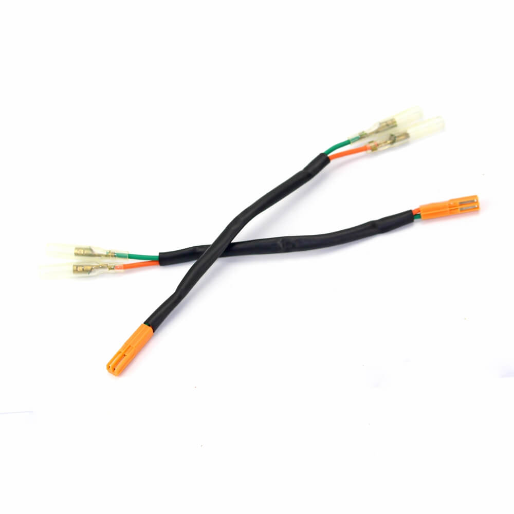 Turn Signal Connector Wire Harness Fits Honda CBR650 CBR600RR CBR 1000RR CB400 CB1300 VT750 VTX 1300 1800 NC CTX 700 OEM 2-Wire - pazoma