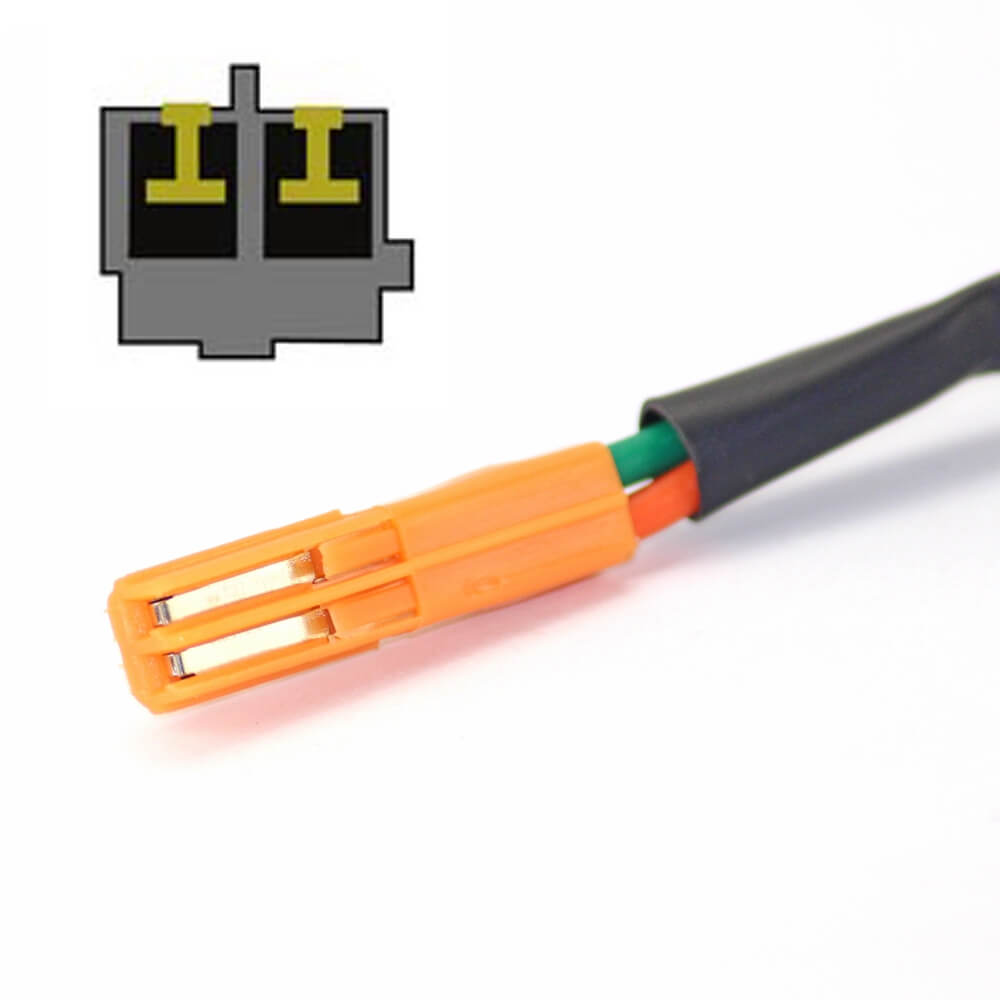 Turn Signal Connector Wire Harness Fits Honda CBR650 CBR600RR CBR 1000RR CB400 CB1300 VT750 VTX 1300 1800 NC CTX 700 OEM 2-Wire - pazoma