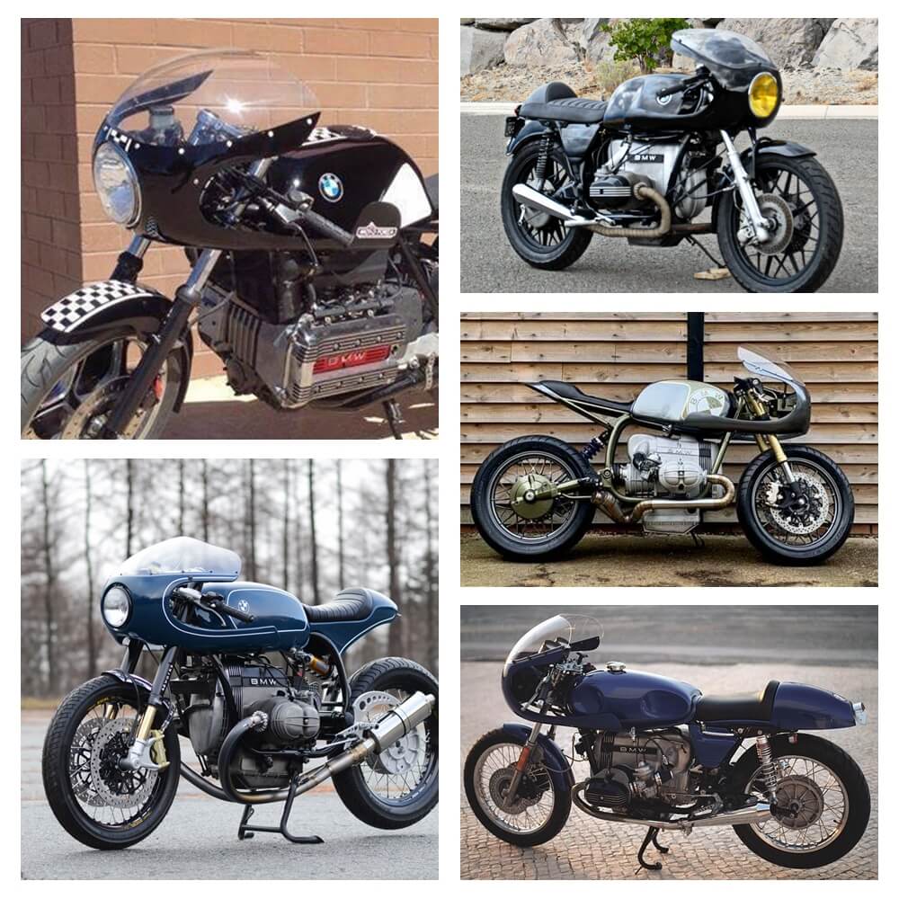 UNI Half Fairing style Windshield Headlight Fairing Cowl Smoke Screen Mask for Ducati Moto Guzzi BMW Cafe Racer Bobber Scrambler Retro Cruiser - pazoma