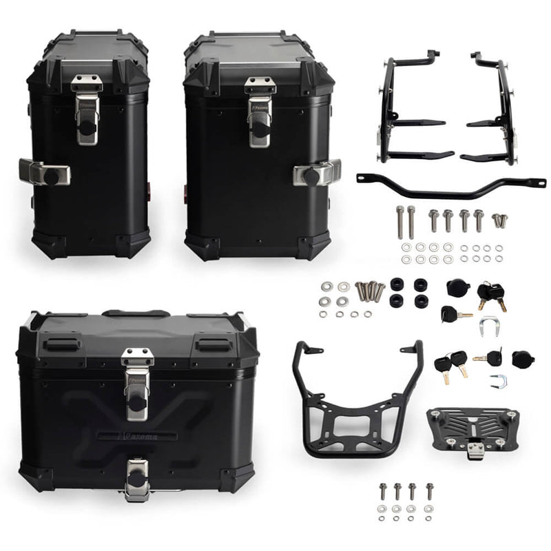 US Stock Harley Pan America 1250 ST Special RA1250S Aluminum Side Top Cases Rear Luggage Tail Box W/Mount Plate System Bracket - pazoma