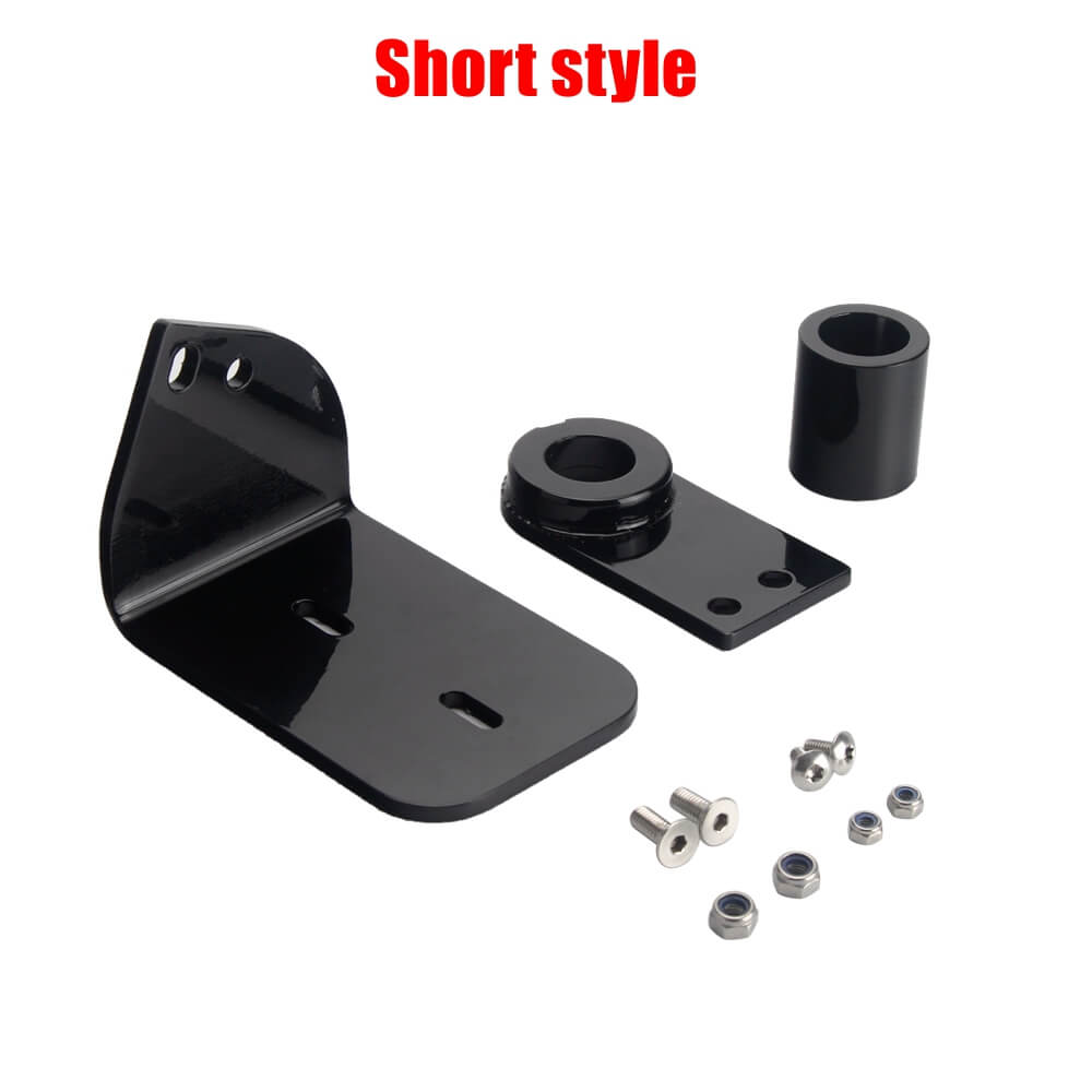 Harley M8 Softail Breakout FXBR Fat Boy FLFB Low Rider ST FXLRST FXBB FXST Side Mount License Plate Bracket Holders W/ LED Light Flat Frame - pazoma