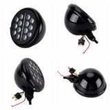 Universal 5-3/4 5.75 inch Club style Slim Line Multi LED Round Projection Headlight For Harley Dyna T-Sport FXR Softail Sportster - pazoma