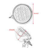 Universal 5-3/4 5.75 inch Club style Slim Line Multi LED Round Projection Headlight For Harley Dyna T-Sport FXR Softail Sportster - pazoma