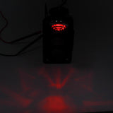 Universal Motorcycle Horizontally Side Mount License Plate Brake Stop Light Grille LED Taillight & Bracket Old School Choppers Bobber Cafe Racer - pazoma