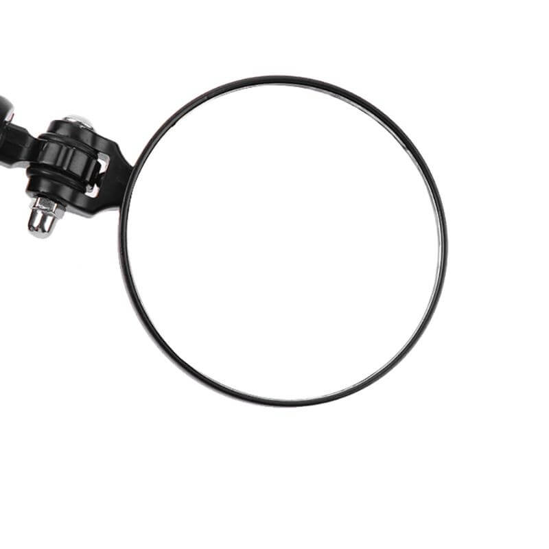 Universal Motorcycle Modified Retro Adjustable Mirrors Round Folding Black Billet 22mm Handle Bar End Side Mirror for Honda Suzuki Yamaha Kawasaki - pazoma