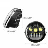 US Stock Harley V-Rod VRSCX VRSCA VRSCB VRSCSE Muscle VRSCF Night Rod Special VRSCDX Street Rod VRSCR LED Headlight Projection Headlamp 02-07 - pazoma