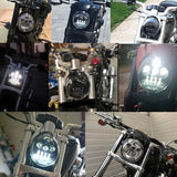 US Stock Harley V-Rod VRSCX VRSCA VRSCB VRSCSE Muscle VRSCF Night Rod Special VRSCDX Street Rod VRSCR LED Headlight Projection Headlamp 02-07 - pazoma