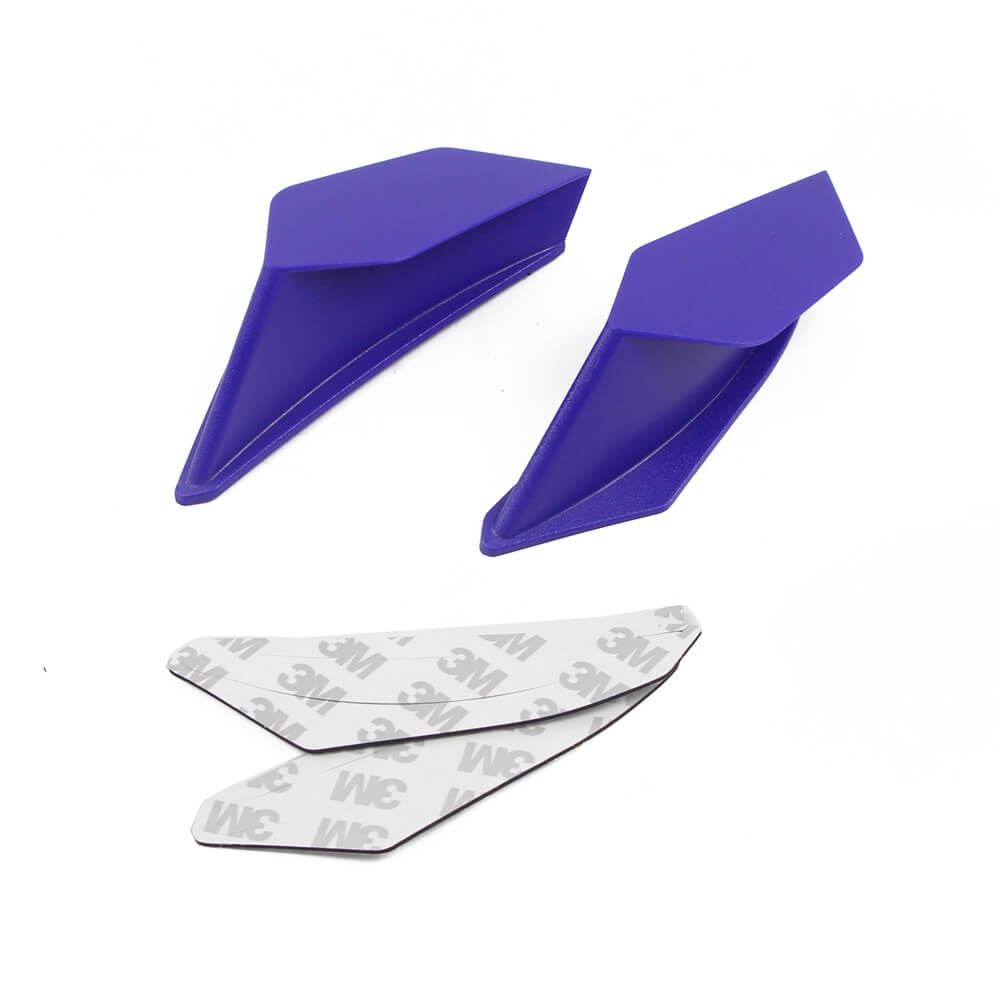Universal Broken Wind Wing Fairing Cover GP Style Aero Dynamic Wing Kit Fixed Winglet Yamaha YZF R1 R6 R3 R25 BMW S1000RR Superbike Scooter - pazoma