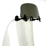 Motorcycle Adjustable Clip On Windscreen Windshield Extension Spoiler Wind Deflector Adjustable Lockable Plus and Mini Size - pazoma