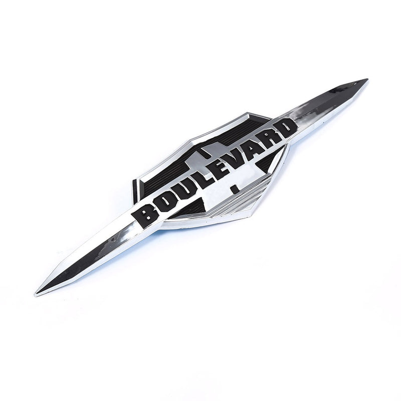 Suzuki Boulevard Chrome Fuel Gas Tank Badge Emblem Badge Decal Sticker for C50 M50 M90 S40 VL400 VL800 M109R VZR1800 M1800R - pazoma