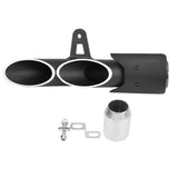 Motorcycle Dual-outlet Exhaust Tail Pipe Muffler Tailpipe Tip for Yamaha YZF-R6 / Suzuki GSX-R / BMW S1000RR/Honda CBR250RR New - pazoma