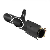 Motorcycle Dual-outlet Exhaust Tail Pipe Muffler Tailpipe Tip for Yamaha YZF-R6 / Suzuki GSX-R / BMW S1000RR/Honda CBR250RR New - pazoma
