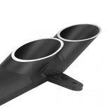 Motorcycle Dual-outlet Exhaust Tail Pipe Muffler Tailpipe Tip for Yamaha YZF-R6 / Suzuki GSX-R / BMW S1000RR/Honda CBR250RR New - pazoma