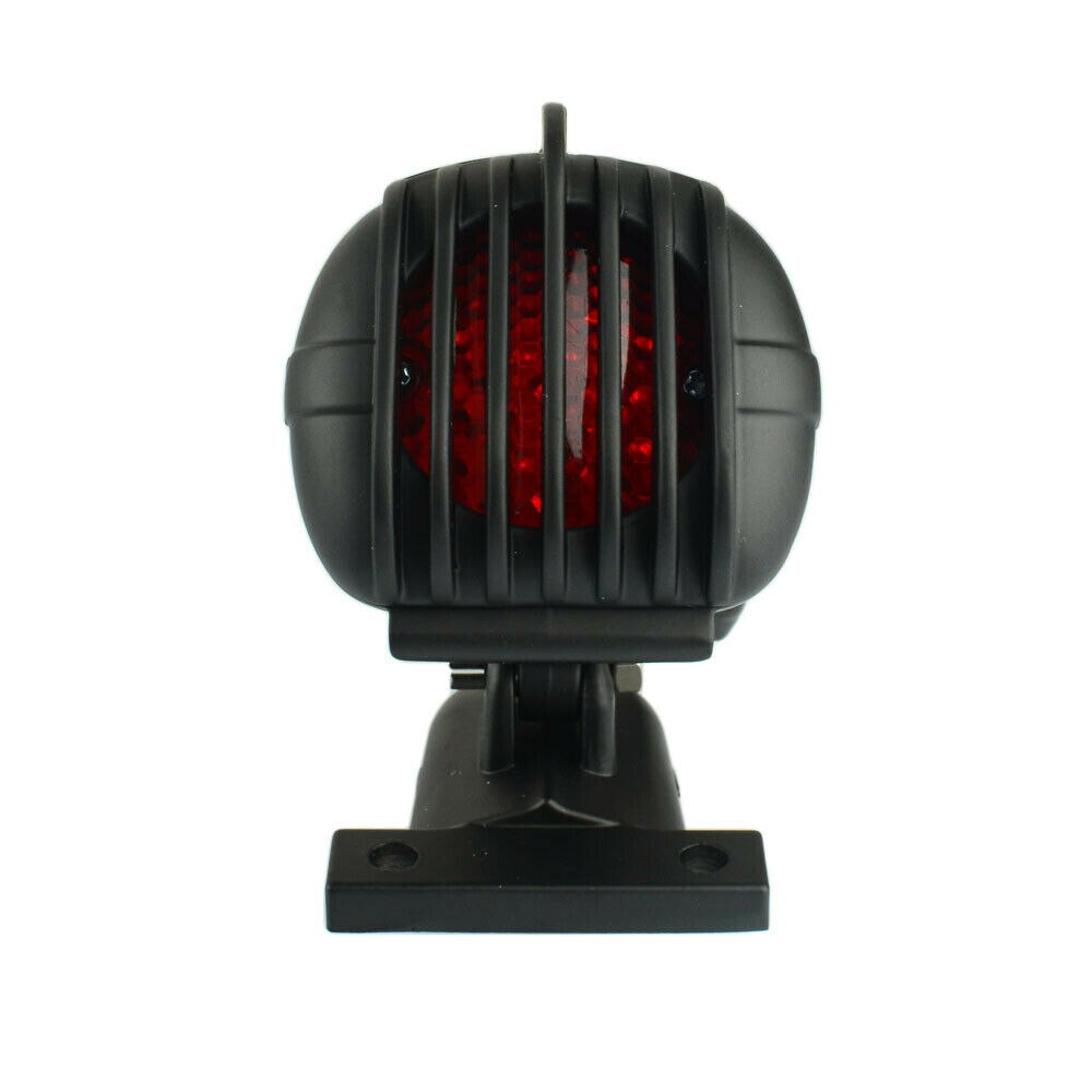 Motorcycle Vinge Grille LED Taillights Harley Sportster Softail Cruiser Cafe Racer Scrambler Stop Rear Brack Tail Light Lamp Mic Style - pazoma