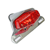 Motorcycle LED Tailight For Honda Triumph Bonneville BSA Norton Scrambler Lucas Tail Light Rear Light w/ License Plate Light - pazoma