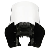T-sport Front Headlight Fairing Windshield Harley Dyna Low Rider Super Wide Glide Fat Street Bob FXDL FXDXT W/Headlight Relocation Block - pazoma