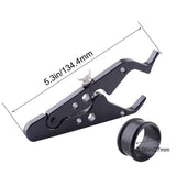 Universal Motorcycle Throttle Lock Cruise Control Clamp Aluminum Cruise Control Assist Rubber Ring Scooter Cruise Control Assist - pazoma