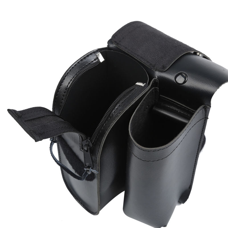 Motorcycle Black Crash Bar Saddlebag Guard Bag With Water Bottle Holder For Harley Touring Road King Electra Glide Road Glide - pazoma