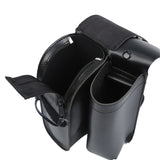 Motorcycle Black Crash Bar Saddlebag Guard Bag With Water Bottle Holder For Harley Touring Road King Electra Glide Road Glide - pazoma