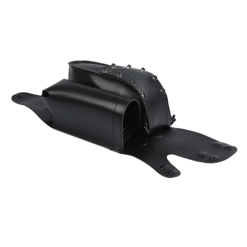 Motorcycle Black Crash Bar Saddlebag Guard Bag With Water Bottle Holder For Harley Touring Road King Electra Glide Road Glide - pazoma