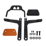 '06-'17 Harley Dyna Low Rider S Street Bob Wide Super Glide Switchback Club Style Beifahrer-Rückenlehnen Niedriges Profil Feste Mini Sports Sissy Bar