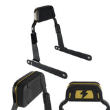 '06-'17 Harley Dyna Low Rider S Street Bob Wide Super Glide Switchback Club Style Beifahrer-Rückenlehnen Niedriges Profil Feste Mini Sports Sissy Bar