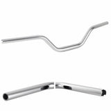 1-1/4" Tapered Moto Fat Bars Variable Section Aluminum Conical 4" Rise High Bend Handlebar For Harley Dyna Softail Low Rider Club Style MX - pazoma