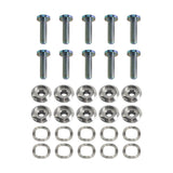 10 Pack 2014-2025 Harley Road Glide Street Glide FLTRX FLHX Titanium Floating Front Brake Disc Rotor Bolts Hardware Kit