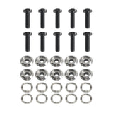 10 Pack 2014-2025 Harley Road Glide Street Glide FLTRX FLHX Titanium Floating Front Brake Disc Rotor Bolts Hardware Kit