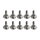 10 Pack 2014-2025 Harley Road Glide Street Glide FLTRX FLHX Titanium Floating Front Brake Disc Rotor Bolts Hardware Kit