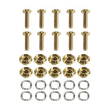 10 Pack 2014-2025 Harley Road Glide Street Glide FLTRX FLHX Titanium Floating Front Brake Disc Rotor Bolts Hardware Kit