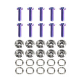 10 Pack 2024-2026 Harley Touring Road Glide Street Glide Titanium Front Floating Brake Rotor Bolt Kit