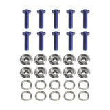 10 Pack 2024-2026 Harley Touring Road Glide Street Glide Titanium Front Floating Brake Rotor Bolt Kit
