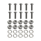10 Pack 2024-2026 Harley Touring Road Glide Street Glide Titanium Front Floating Brake Rotor Bolt Kit