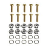 10 Pack 2024-2026 Harley Touring Road Glide Street Glide Titanium Front Floating Brake Rotor Bolt Kit