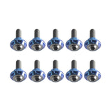 10 Pack 2024-2026 Harley Touring Road Glide Street Glide Titanium Front Floating Brake Rotor Bolt Kit