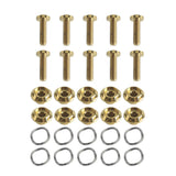 10 Pack 2024-2026 Harley Touring Road Glide Street Glide Titanium Front Floating Brake Rotor Bolt Kit