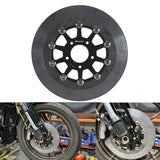 11.8" Floating Carbon Ceramic Matrix Composite Brake Rotor Discs For Harley Touring Street Road Glide Softail Dyna Sportster 2006-2026 - pazoma