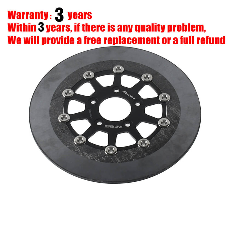 11.8" Floating Carbon Ceramic Matrix Composite Brake Rotor Discs For Harley Touring Street Road Glide Softail Dyna Sportster 2006-2026 - pazoma