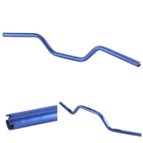 1" 25.4mm Diameter Club Style Moto Bars Aluminum 4″ Rise Handlebar For Harley Dyna Low Rider FXDLS Fat Street Bob FXDF FXDB FXBB Sportster - pazoma