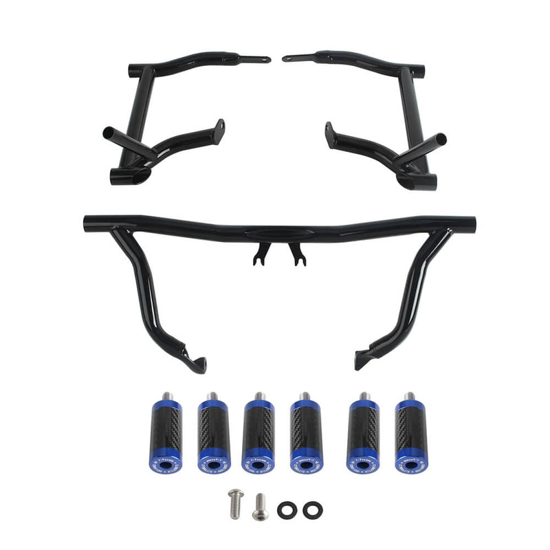 14-25 Harley Street Glide Road Glide Road King FLHX FLHR FLTRXST Performance Bagger Highway Engine Guard Crash Bar Saddlebag Tip-Over Bar Set - pazoma
