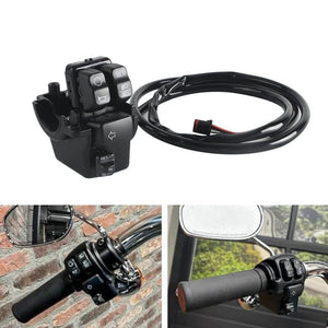 '16-'24 Harley Softail Deluxe Slim S Sport Glide Standard FXDR FLSS FLSTC FLSTFBS FLSTN FXSE FLSB FSLR FLHCS Cruise Control Kit Switch Button - pazoma