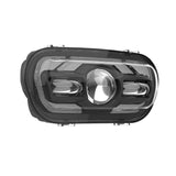 '18-'25 Harley M8 Softail Fat Bob 114 FXFB FXFBS LED Headlight With White DRL High/Low Beam Projector Headlamp - pazoma