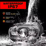 '18-'25 Harley M8 Softail Fat Bob 114 FXFB FXFBS LED Headlight With White DRL High/Low Beam Projector Headlamp - pazoma