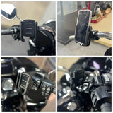 1s Lock & Release Phone Carrier Mount Holder Quick Lock Stand Bracket For Harley Road Glide FLTRX FLTRU FLTRK FLTRXST FLTRKSE 15- - pazoma