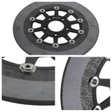 11.8" Floating Carbon Ceramic Matrix Composite Brake Rotor Discs For Harley Touring Street Road Glide Softail Dyna Sportster 2006-2026 - pazoma