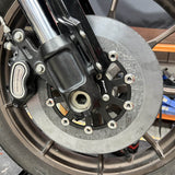 11.8" Floating Carbon Ceramic Matrix Composite Brake Rotor Discs For Harley Touring Street Road Glide Softail Dyna Sportster 2006-2026 - pazoma