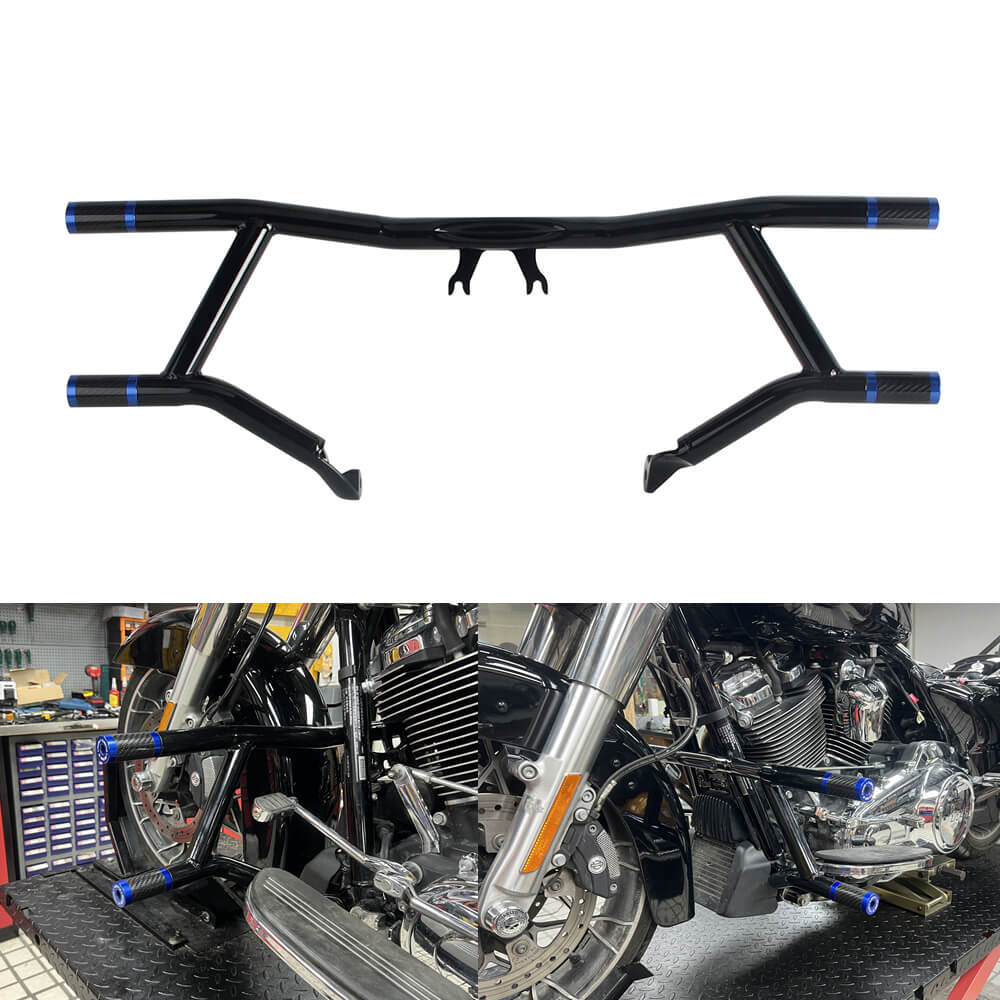 Vivid Black ABS Side Cover Panels For Harley Touring Road Glide & Street Glide 2009-2023 (Left & Right Pair)