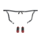 2014up Harley Touring Road Glide Electra Street Glide Road King Special CVO Highway Engine Guard Crash Bar Frame Slider Flat-Out Bar - pazoma